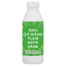 Tesco Gut Sense Plain Kefir Drink 500ml