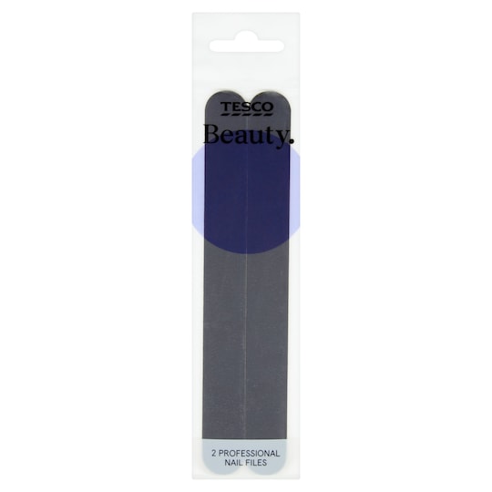 Tesco Beauty 2 Professional Nail Files Tesco Groceries