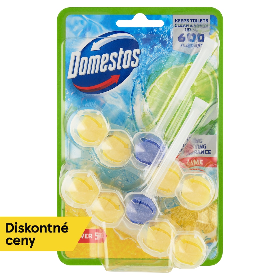 obrázok 1 z Domestos Power 5 Lime WC blok 2 x 50 g