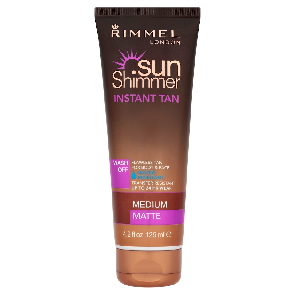 image 1 of Sunshimmer Instant Tan Make Up Medium Matte 125Ml