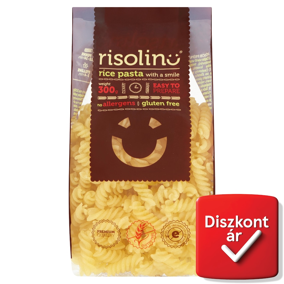Risolino Fusilli természetesen gluténmentes rizstészta 300 g  1. kép
