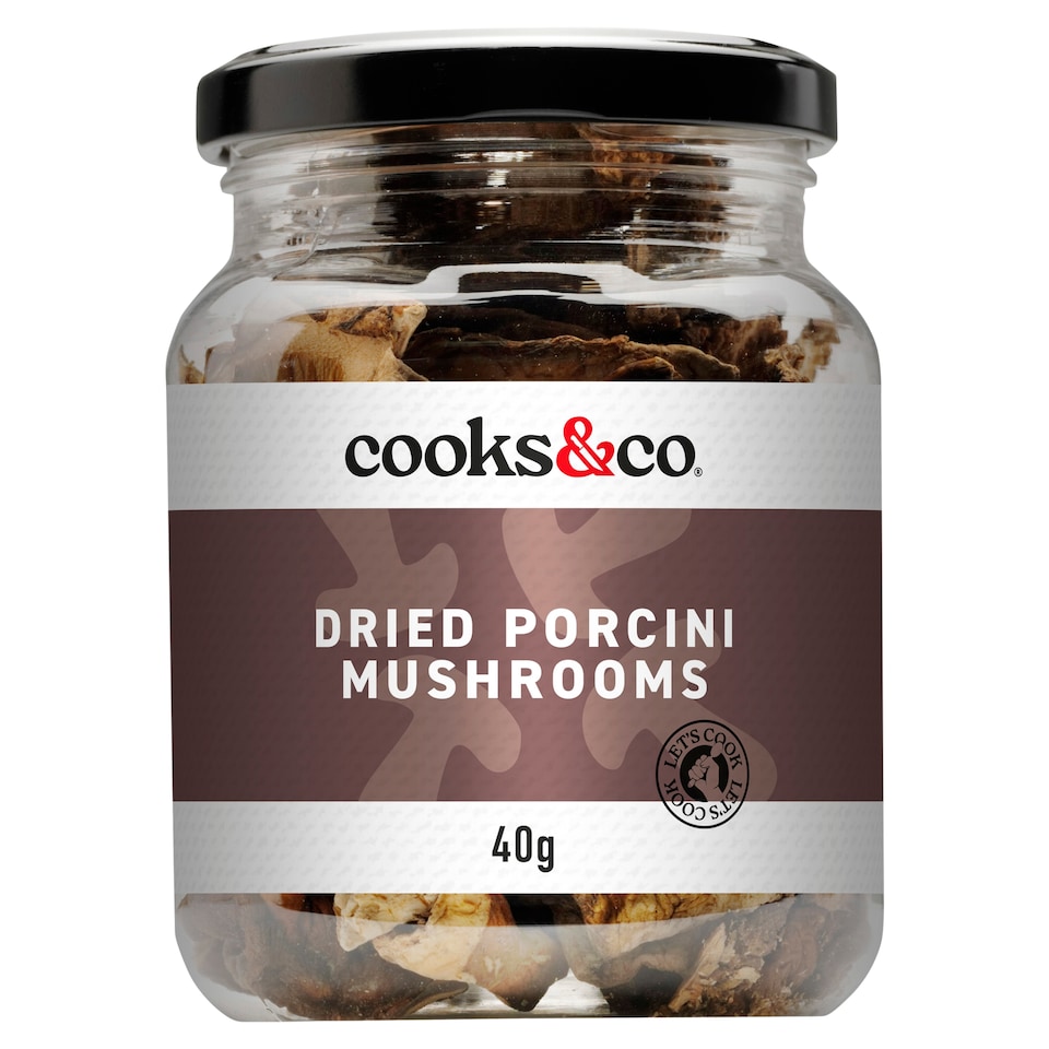 Cooks & Co Dried Porcini Mushrooms 40G
