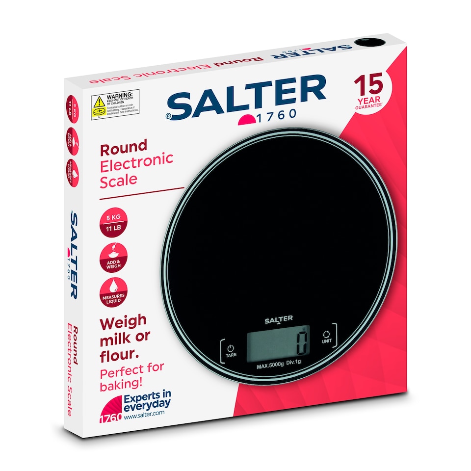 image 1 of Salter Round Electronic Scale
