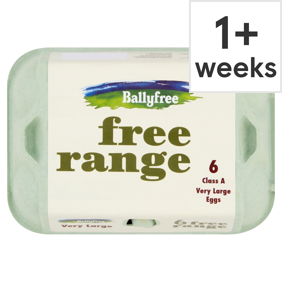 Ballyfree Free Range Eggs Very Large 6 Pack