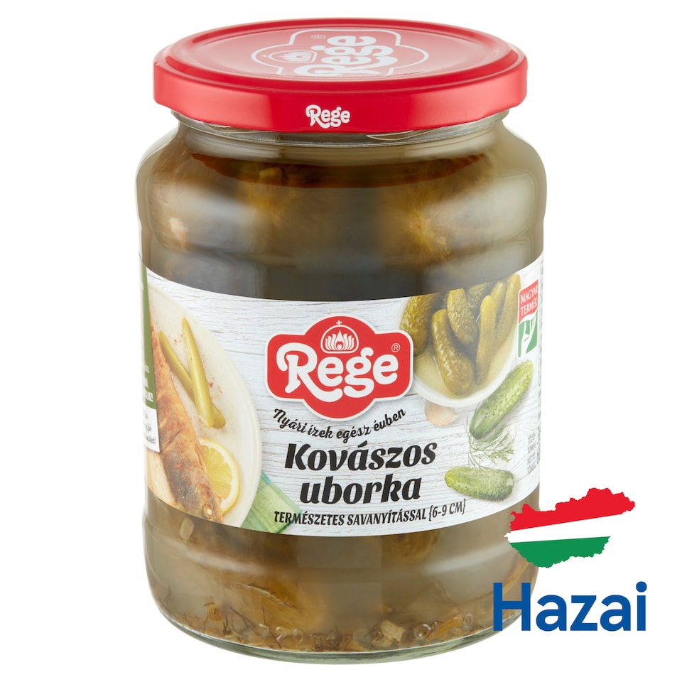 Rege Naturally Acidified Gherkins 6-9 cm 680 g