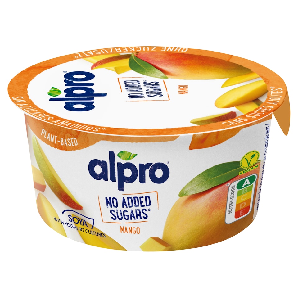 Obrázek 1 pro produkt Alpro sójový fermentovaný výrobek bez přidaného cukru Mango 135g