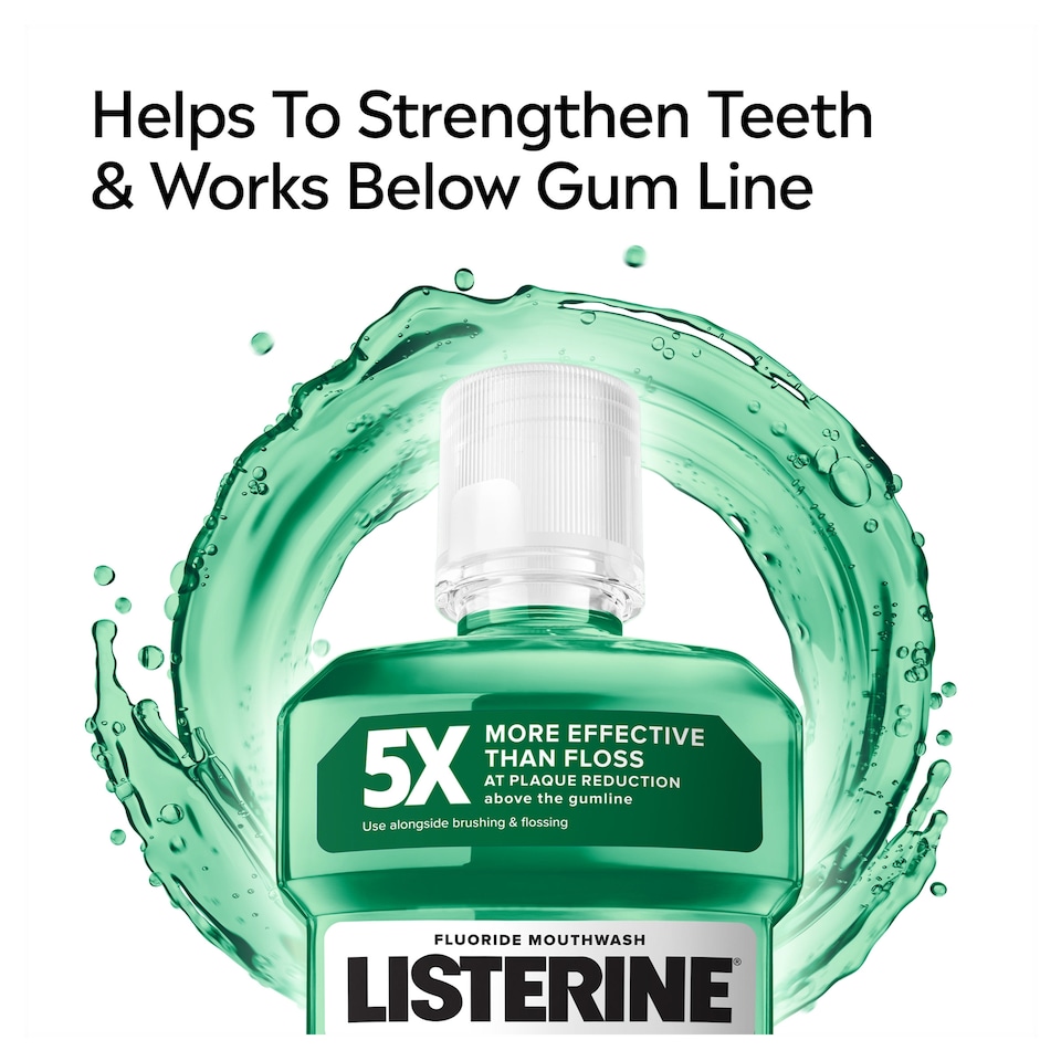 image 1 of Listerine Total Care Teeth and Gum Fresh Mint Mouthwash 500ml