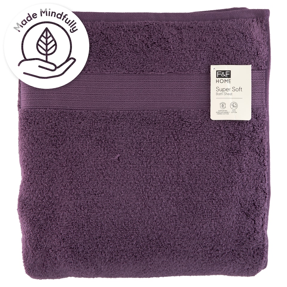 F&F Home Purple Supersoft fürdőlepedő 100 cm x 150 cm