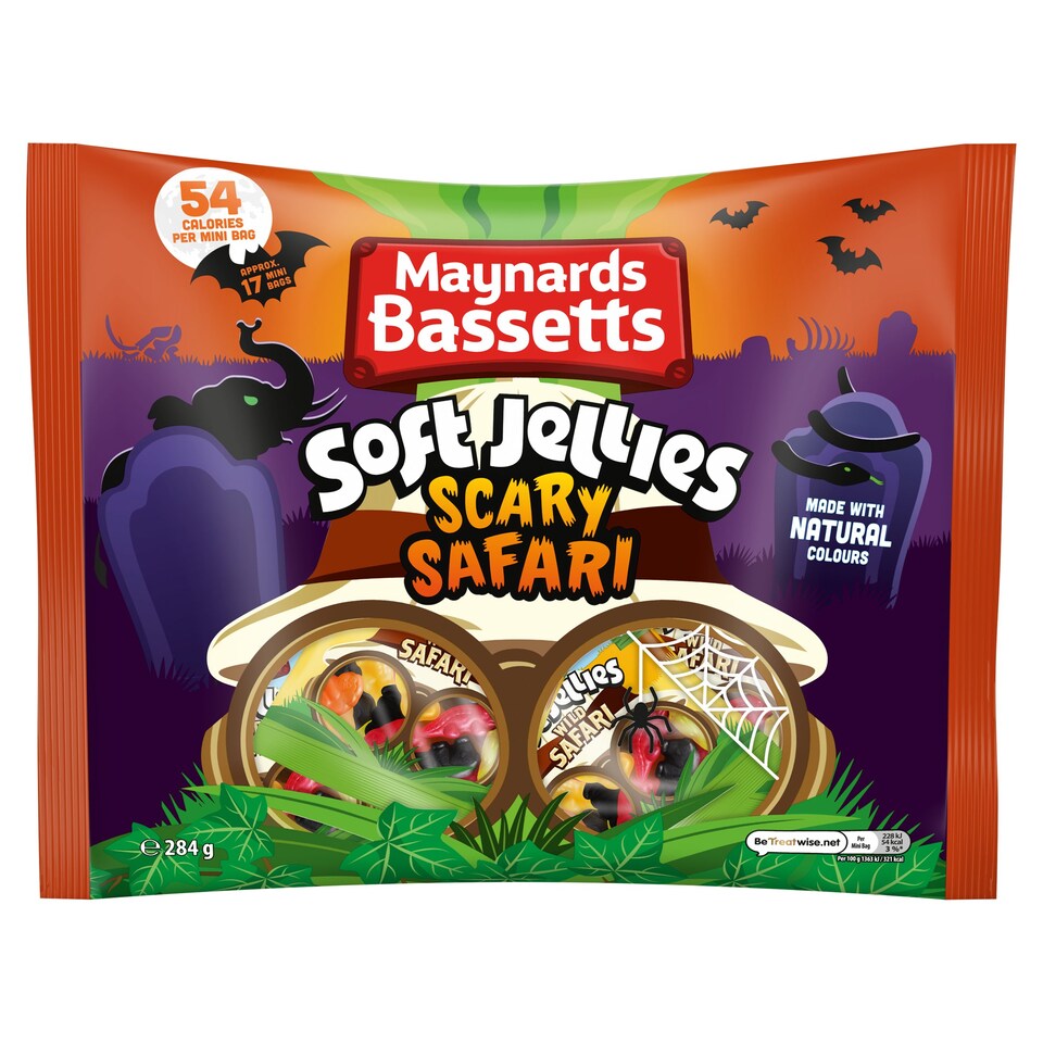 Maynards Basset Soft Jellies Scary Safari284g