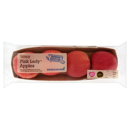 T.ORCHARD SELN PINK LADY APPLES MIN 4 PACK Tesco Groceries