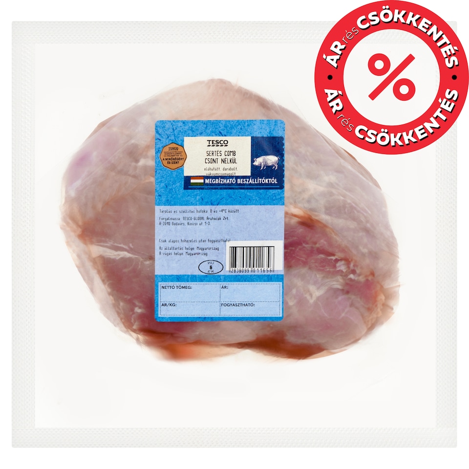 Tesco darabolt sertés comb csont nélkül