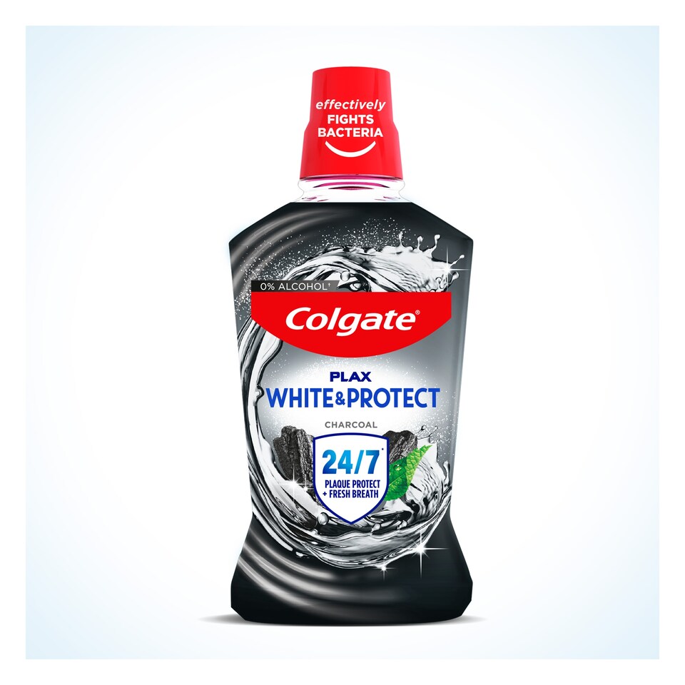 image 1 of Colgate Plax White + Charcoal Mouthwash 