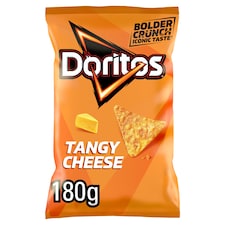 Doritos Tortilla Chips Tangy Cheese Sharing Bag Crisps 180g