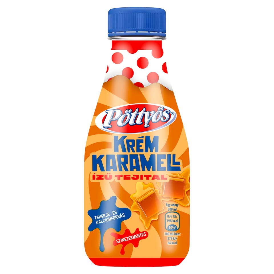 Pöttyös UHT Cream Caramel Flavoured Milk Drink 300 ml