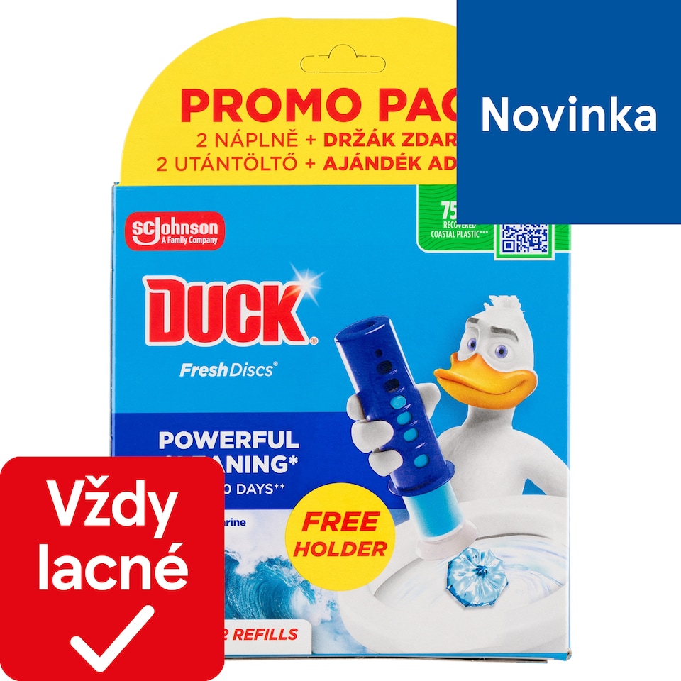 image 1 of Duck Fresh Discs Marine Toilet Cleaner Refill 2 x 36 ml (72 ml)