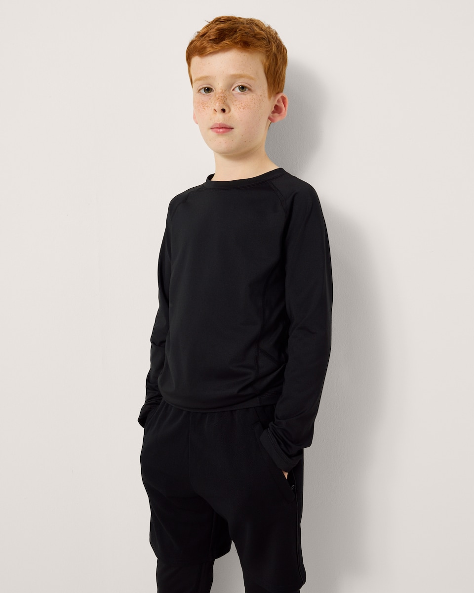 image 1 of F&F Active ULTRAMOVE Long Sleeved T-Shirt in Black
