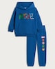image 4 of Marvel Cotton Rich Hoodie and Joggers Set in Blue
