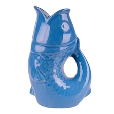 Candlelight Blue Fish Jug