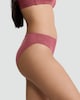 image 2 of F&F 2-Pack Contour Floral Lace High Leg Knickers in Purple