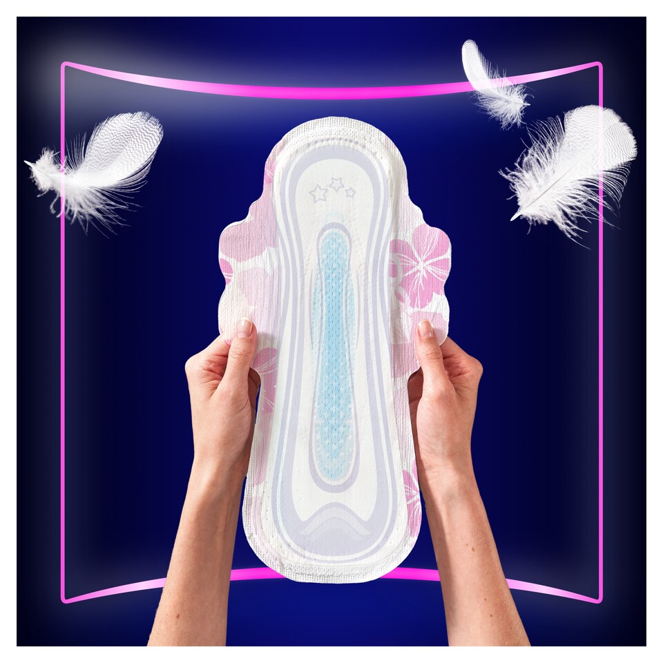 image 1 of Always Platinum Secure Night Extra Sanitary Towels With Wings 8 Pads
