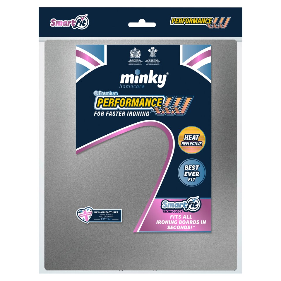 Minky Smartfit Metallic Ironing Board Cover