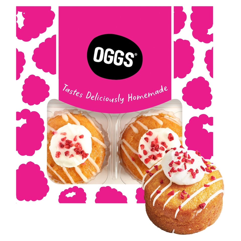 OGGS Victoria Sponge Cakes 4pk