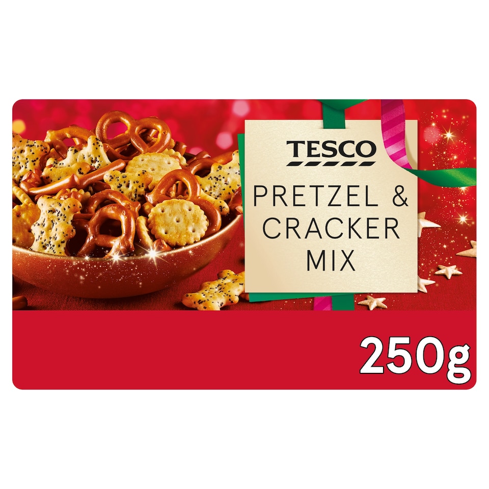 Tesco Crunchy Pretzel & Cracker Mix 250g