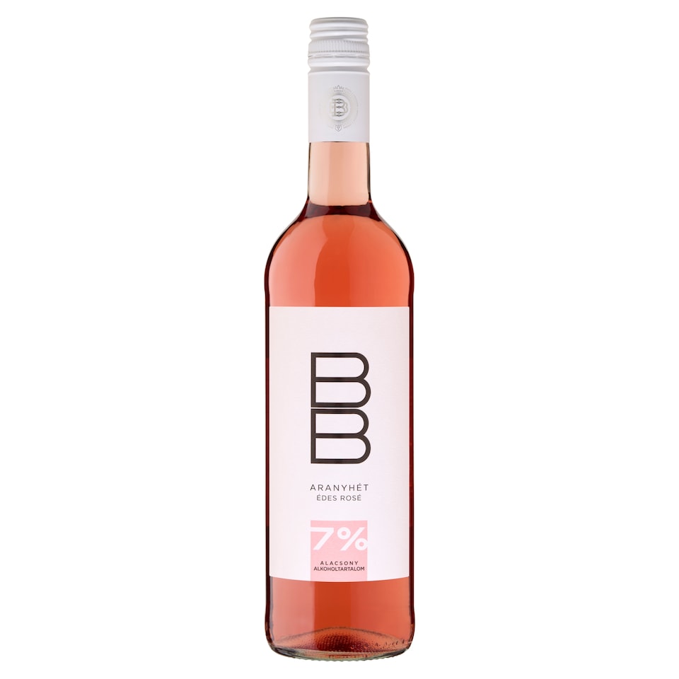 BB Aranyhét Balatonboglári Rosé édes rosébor 7% 0,75 l