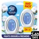 obrázok 1 z Ambi Pur Bathroom Cotton Fresh,Nepretržitý Osviežovač Vzduchu,Odstránenie A Prevencia Zápachu,2Kusov