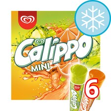 Walls Calippo Mini Orange Lemon & Lime 6 X 80Ml