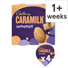 Cadbury Caramilk Mousse 4x45g