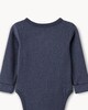 image 4 of F&F Baby 3-Pack Cotton Rich Bodysuits in Blue