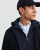 image 2 of F&F Hooded Button Up Overcoat in Navy