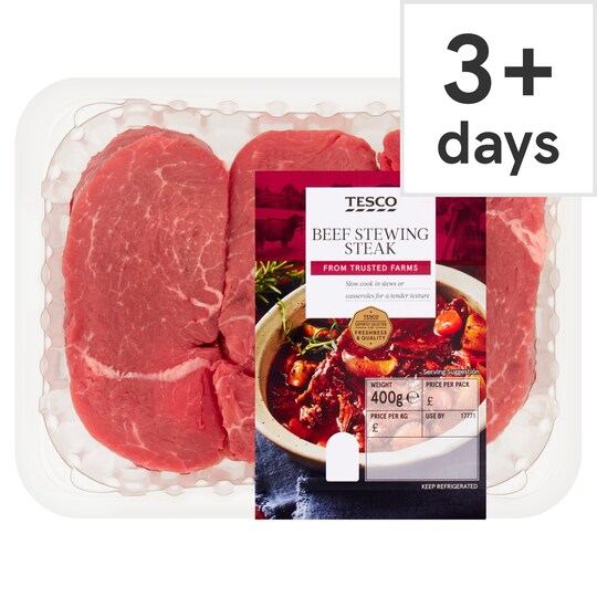 Tesco Stewing Steak 400G
