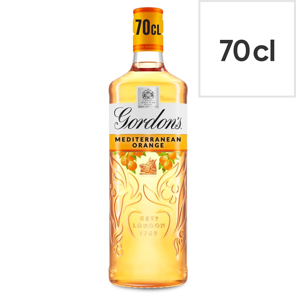 image 1 of Gordon's Mediterranean Orange Gin Bottle 37.5% Vol 70Cl