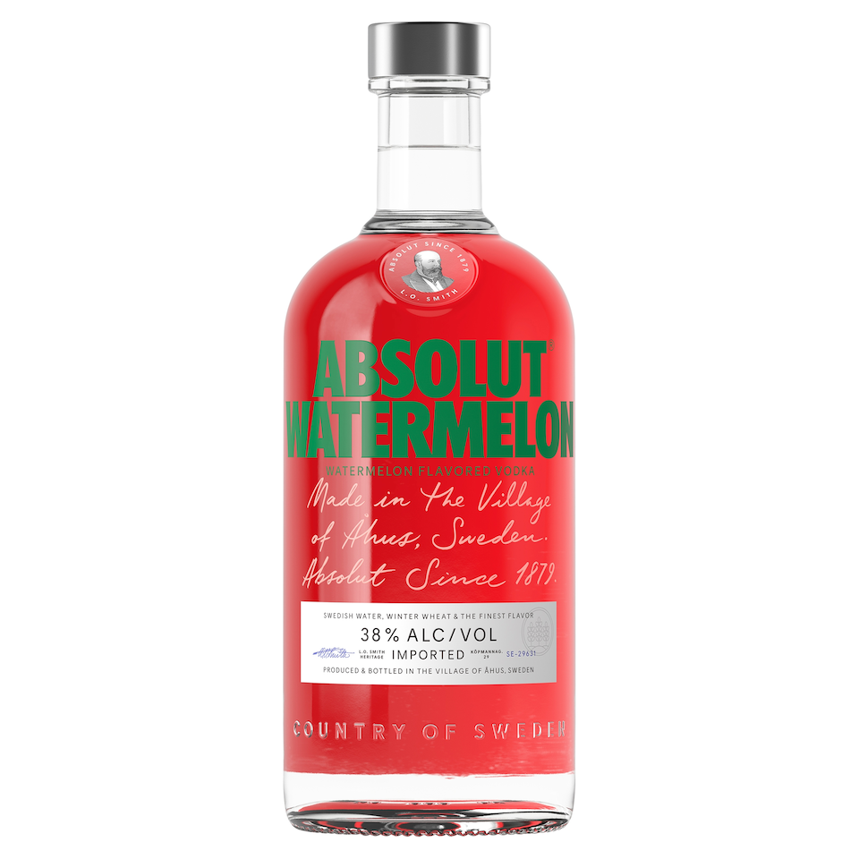 image 1 of Absolut Watermelon Flavoured Vodka 70Cl