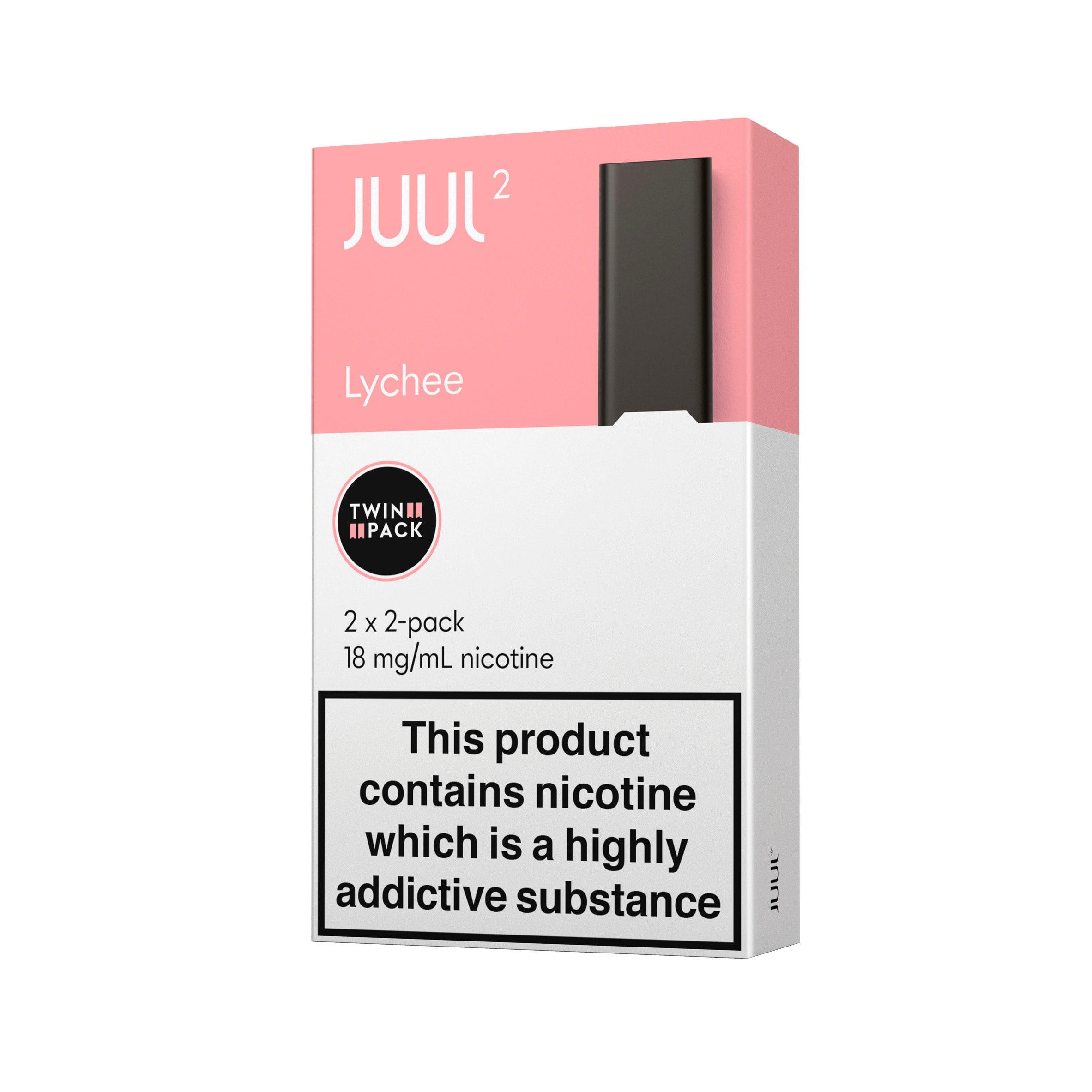 JUUL2pods UK Lychee 18mg/mL 2x2x1.2ml - Tesco Groceries