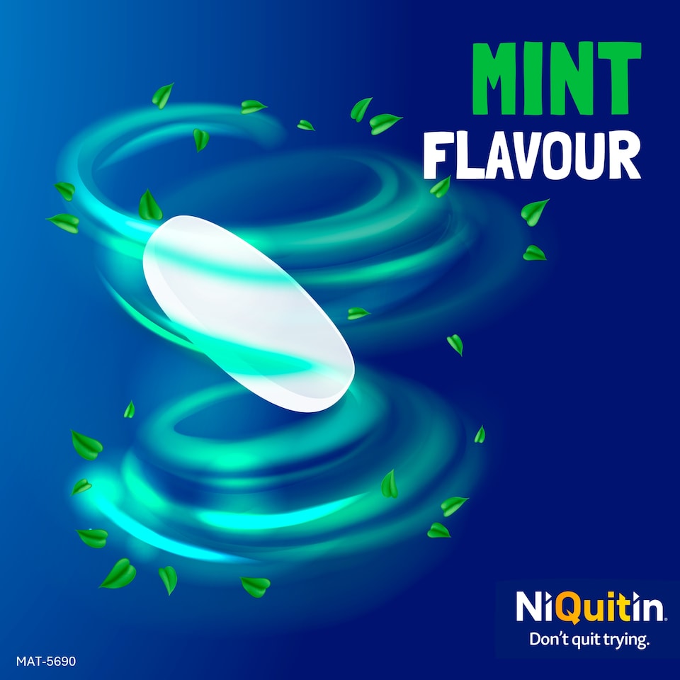 image 1 of NiQuitin Mini's 2mg Nicotine Lozenges - Mint 60s