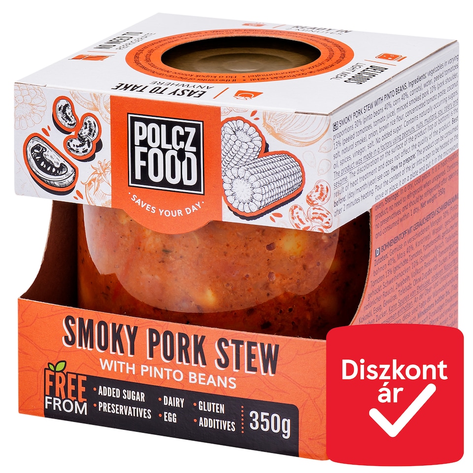Polcz füstölt tarjás babragu 350 g