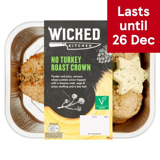 Tesco Wicked Kitchen NoTurkey Roast Crown Serves 4 Tesco Groceries