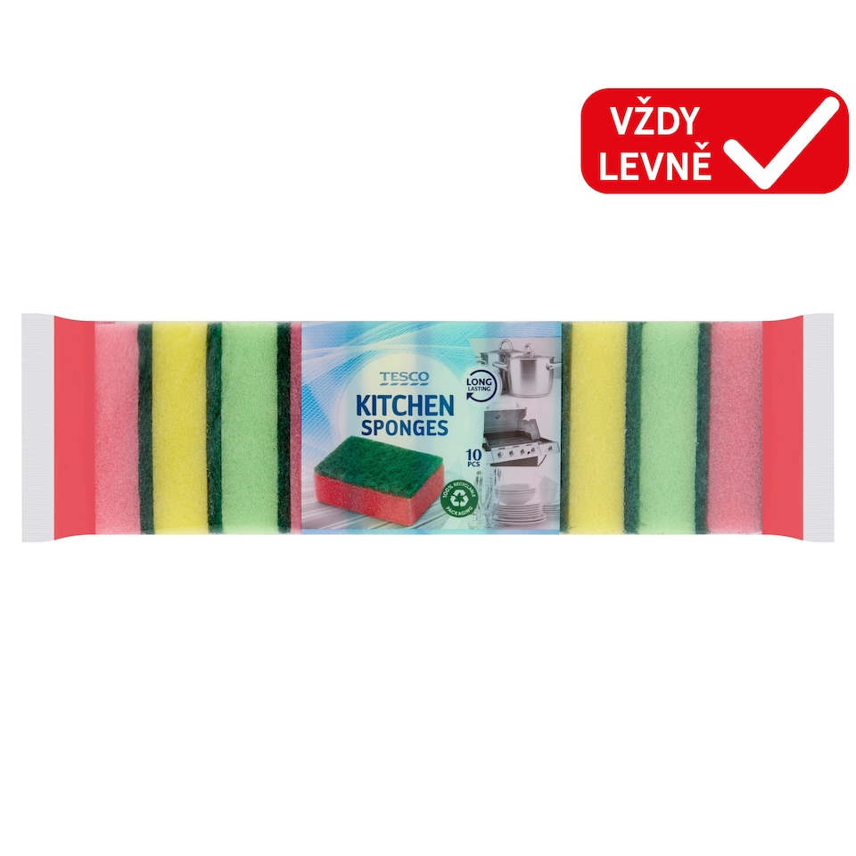 Tesco Kuchyňské houbičky 10 ks