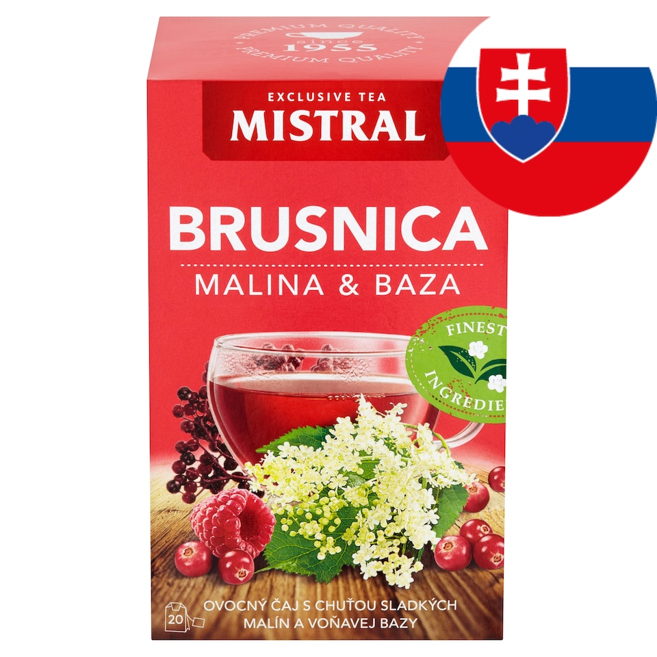 image 1 of Mistral Cranberry, Raspberry & Elderberry Fruit Tea 40 g
