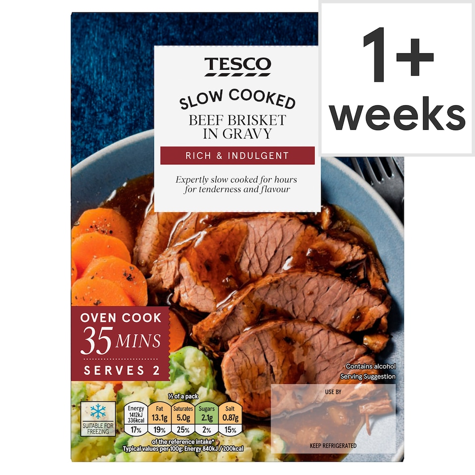 Tesco Beef Brisket Joint in Gravy 380g