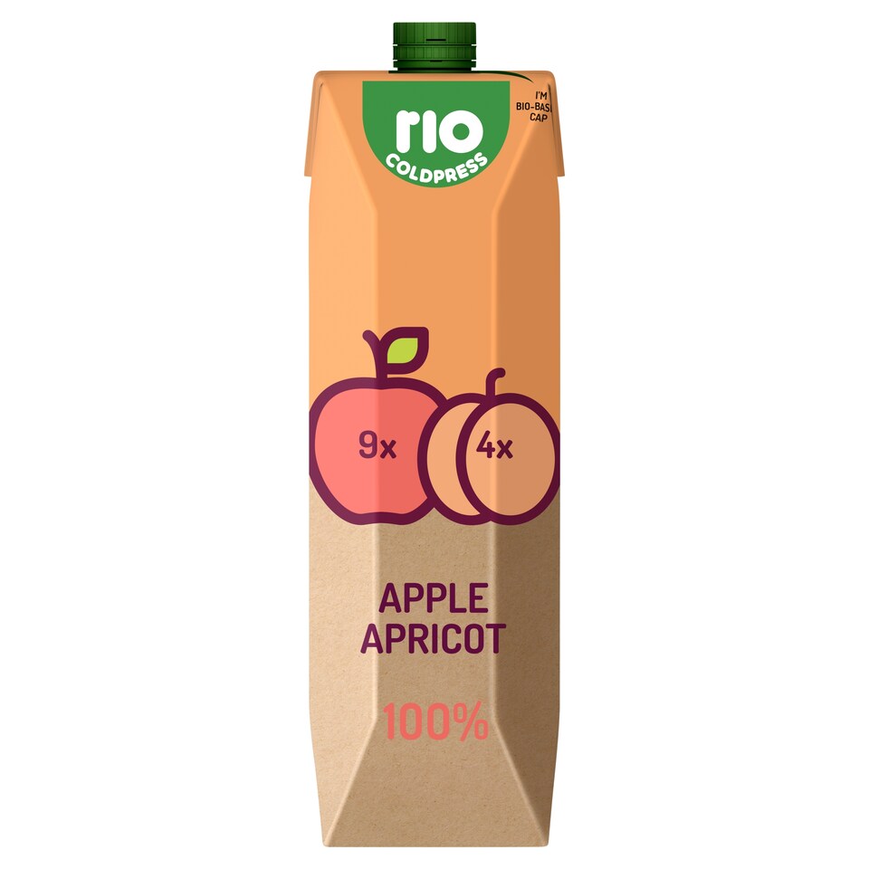 RIO 100% Apple Juice Cold Pressed with Apricot Puree 1 l