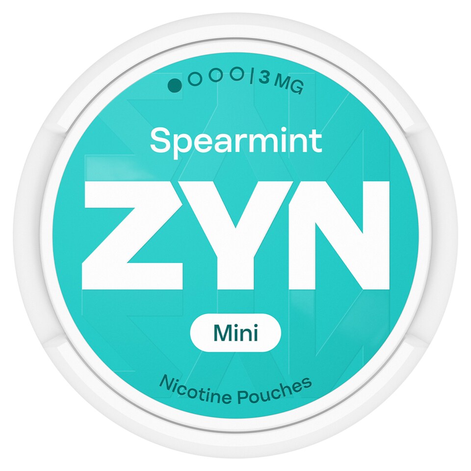 ZYN Spearmint Mini Nicotine 3mg x 20 Pouches 8g