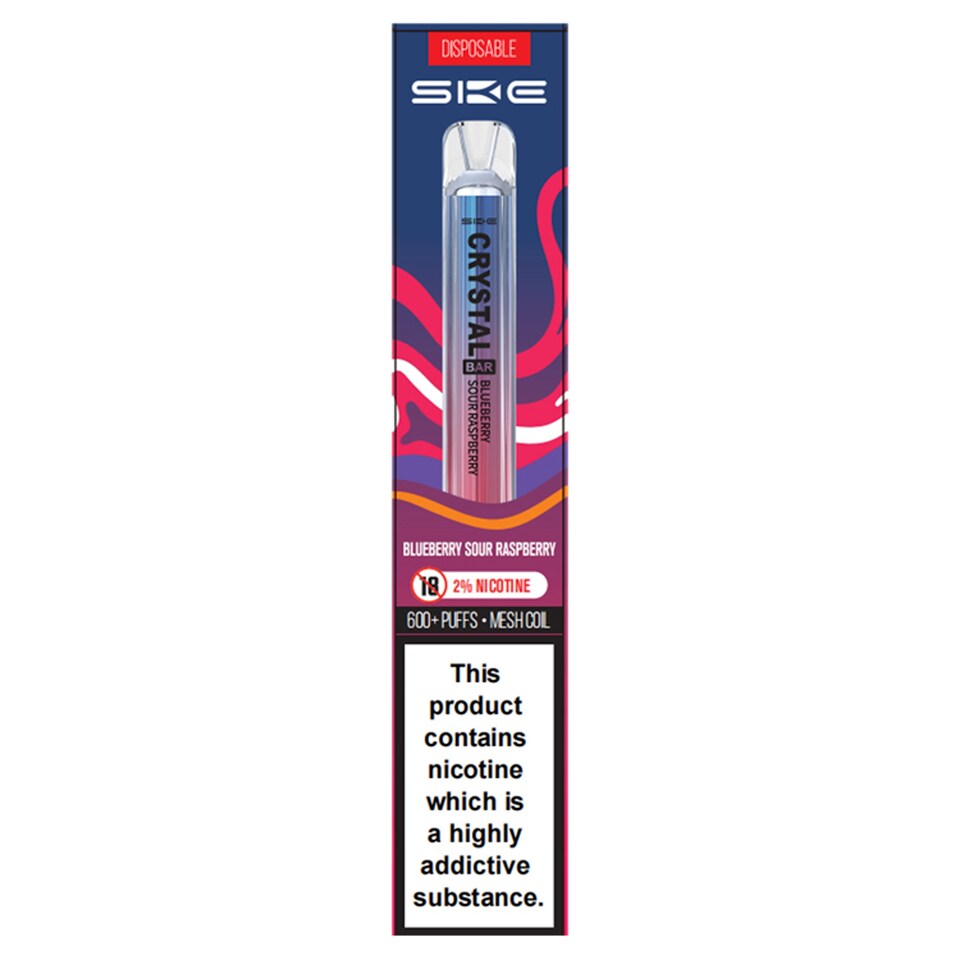 SKE Crystal Plus Blue Sour Raspberry 2x PODs 20mg/2ml