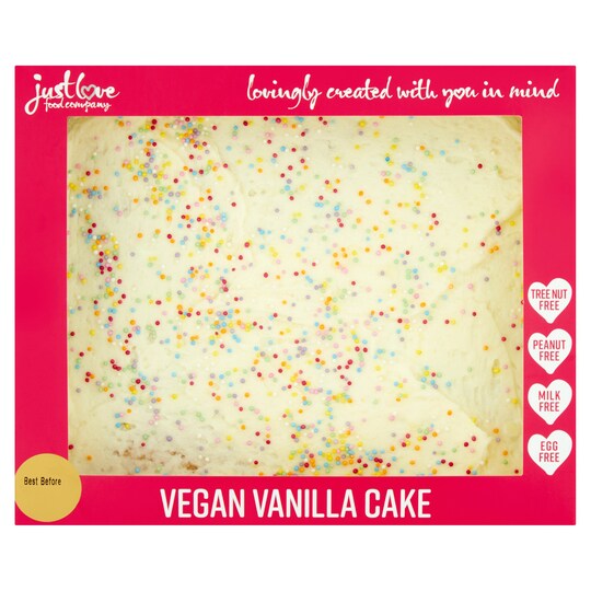 Just Love Vegan Vanilla Cake Tesco Groceries