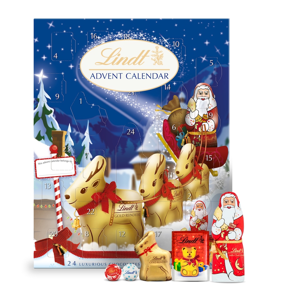 image 1 of Lindt Advent Calendar 160G