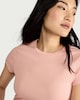image 1 of F&F Cotton Rich Short Sleeved Cropped T-Shirt in Orange