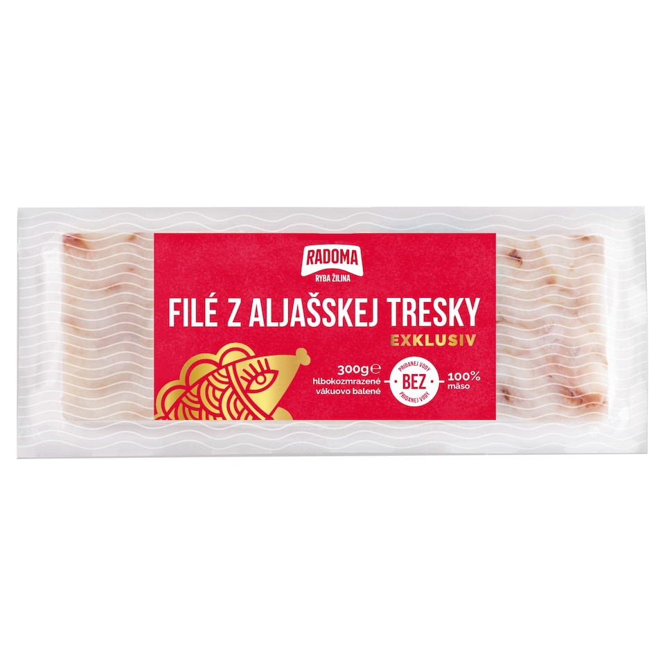 Radoma Ryba Žilina Filé z aljašskej tresky exklusiv 3 x 100 g (300 g)